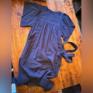 Emerson Fry Navy Textured Dress